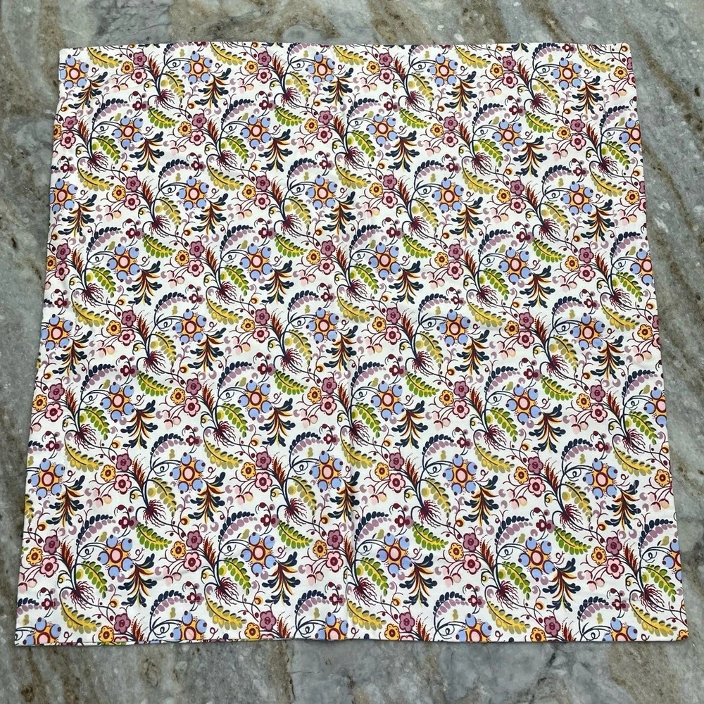 IKEA Alvine Gava Floral Throw Pillow Covers, 20x20 Set of Two